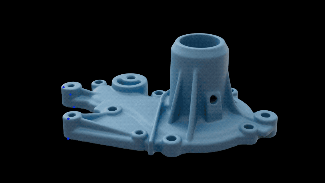 3D 掃描資料處理示意